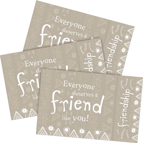 Barker Creek Friendship Award & Bookmark Set, 90/Set 4170